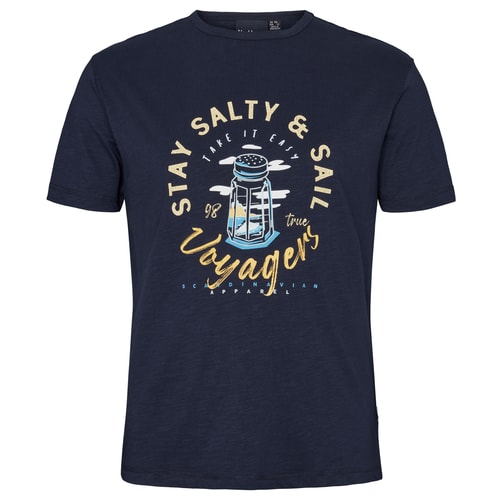 North 56°4 Stay Salty & Sail T-Shirt Navy